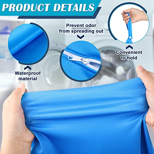 Shappy 2 Pack Large Travel Laundry Bags, Large Wet Dry Waterproof Dirty Clothes Bag for Suitcase, Swimsuit Beach Gym College Dorm Wet Bag(Laundry Style) - style: Laundry Style
