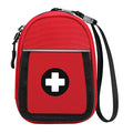 SITHON Insulated Medicine Carrying Case Bag - Small Travel Medication Organizer Emergency Medical Pouch Holds Auvi Q, Nasal Spray, Allergy Meds, Asthma Inhaler Case, Red - color: Red