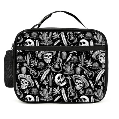 Mexican Cactus Lunch Bag Insulated Reusable Lunch Box Cooler Thermal Tote Bag For Teenage Boys Girls School Beach - color: Mexican Cactus
