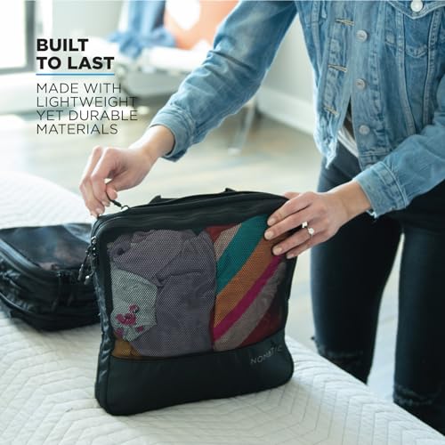 NOMATIC Packing Cubes, Compression Luggage Organizers for Carry-On, Suitcases, Travel Bags, Medium - size: Medium