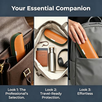 Glasses Case hard shell,3-in-1 Sunglasses Case & Eyeglass Case with Cleaning Cloth & Storage Pouch - color: Linght Orange