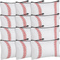 Eccliy 20 Pcs Baseball Makeup Bags Bulk Sport Team Gifts Baseball Cosmetic Bag Accessories for Women Toiletry Zipper Pouch Travel Canvas Gifts Stuff for Party Team Players Lover - size: 8 x 5 Inch, style: Baseball