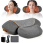 Upgraded Neck Massager Pillow, 3-in-1 Neck Massager, Traction Massage with Heat, Neck Pillow for Shoulder Pain, Deep Tissue Pain Relief,Rechargeable TheraPillow