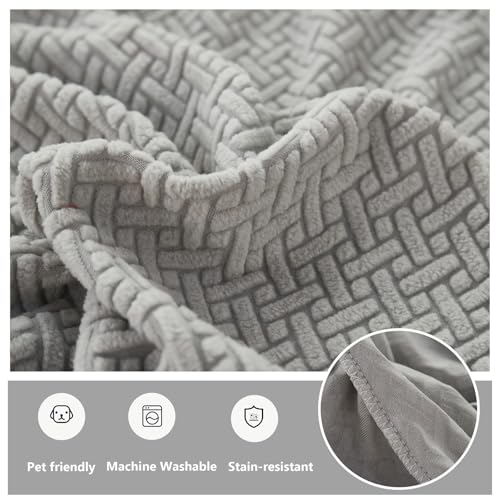 Yoovat Couch Arm Covers Sofa Arm Cover armrest Covers for Sofa Couch Armrest Cover Chair Arm Cover Set of 2 (Texture-Blue, Medium (Set of 2)) - color: Texture-blue, size: Medium (Set of 2)