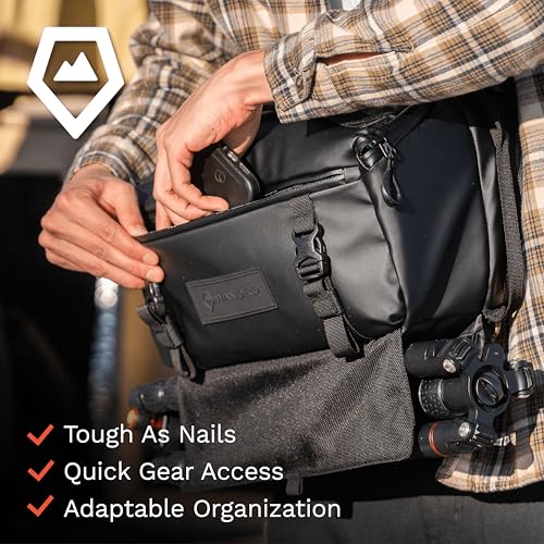 WANDRD ROGUE V1 9L Sling: Compact Camera Sling and Crossbody Bag with Fast Access, 3-Way Carry– Lightweight Everyday Bag Great for Travel, Photography, and Daily Use (Black) - color: Black, style: 9l