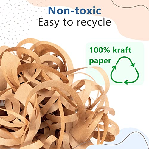 IDL Packaging SpiroPack™ Stylish Box Filler 10 lbs in a Box, Brown, Wide-Cut Spirals - Packing Filler for Baskets, Gift Boxes, and Packages - Modern Alternative to Shredded and Crinkle Paper - color: Kraft, size: 10 lbs