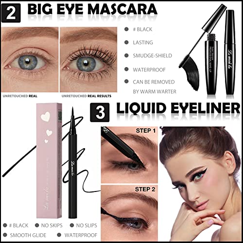 All in One Makeup Kit for Women & Teens, Beginner Eye Makeup Set with 16 Color Eyeshadow Palette, Mascara, Eyeliner, Brow Powder, 7 Brushes & Cute Sloth Cosmetic Bag, Makeup Gift Set – 16-Sloth - color: 16-Sloth