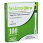 NexTemp Ultra Disposable Thermometer (100-Pack, Fahrenheit) — Oral Thermometer for Adults, Single Use, Battery Free, Hygienic, High Accuracy Readings in 1 Minute, for Home, Clinic & Travel - size: 100 Pack, style: Fahrenheit