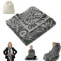 Travel Blanket Airplane - Ultra Soft & Lightweight Knit Design Compact Airplane Blanket,53x72 Inch,Stylish Travel Shawl Wraps for Flights,Office,Home Use,Travel Essentials & Gifts - color: Black