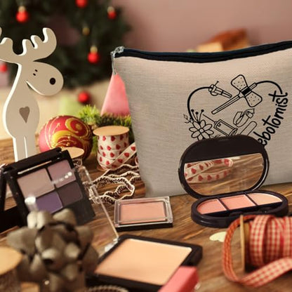 Phlebotomist Gifts,Nurse Phlebotomist Makeup Bag for Women, Future Nurse Gifts Supplies Cosmetic Bag Travel Toiletry Bag for Women, Stethoscope Medical Zipper Makeup Pouch - color: Phlebotomist