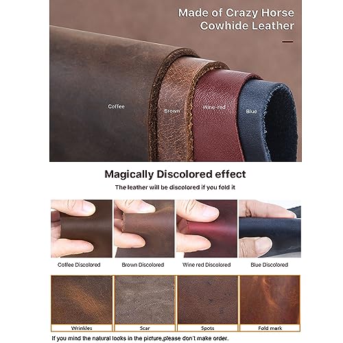 Personalized Custom Genuine Leather Watch Case,Simple Watch Bracelet Storage Bag,Portable Travel Watch Pouch (01 Coffee) - color: 01 Coffee