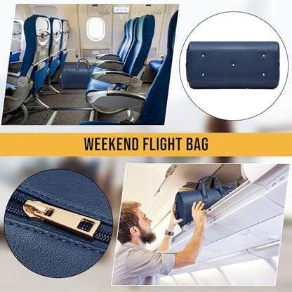 Convertible Garment Bag, Carry on Garment Duffel Bag with Shoulder Strap, Men's Women's Travel Clothing Bag with Shoe Compartment, 2-in-1 Hanging Suitcase Suit Business Travel Bag (Blue) - color: Blue