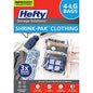 Hefty Shrink-Pak - 4 Large Vacuum Storage Bags for Clothes, Pillows, Towels, or Blankets - Space Saver Vacuum Sealer Bags Ideal Under Bed Storage Solutions - style: 4 Large / Clothing