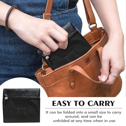 Travel Duffel Bag Lightweight Foldable Travel Bag for Women and Men Waterproof Tote Carry On Luggage Bag Weekender Overnight Bag (Black) - color: Black