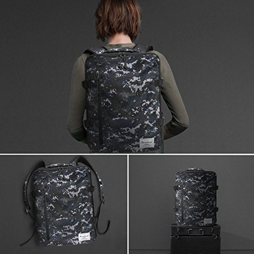 Underseat Carry-On Backpack Luggage Lightweight Casual Laptop Backpack 15.6-inch Travel Commute Gym Sport Daypack 21L, Digi Camo - color: Digi Camo