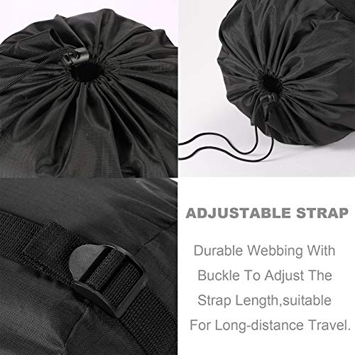 Compression Stuff Sack, 24L/36L/46L Sleeping Bags Storage Stuff Sack Organizer Waterproof Camping Hiking Backpacking Bag for Travel - Great Sleeping Bags Clothes Camping - color: 36L 2-PACK
