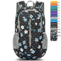 ZOMAKE Ultra Lightweight Packable Backpack 25L - Foldable Hiking Backpacks Water Resistant Small Folding Daypack for Travel(Black,Floral pattern) - color: Black,floral Pattern