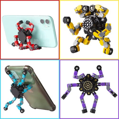 Gokeey Party Favors for Kids All Age Travel Sensory Toys for 8 9 10 Year Old Boys Transformable Fidget Spinners Toys for Kids and Adults Birthday Gifts for Teens - style: fidget toys 8pc