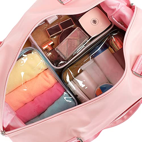 PACKISM Clear Toiletry Bag - TSA Approved Toiletry Bag 3 Pack Same Medium Size, Quart Size Bag Travel Makeup Cosmetic Bag, Carry on Airport Airline Compliant Bag, Black - color: Y- Black, size: Medium Set (Standard)