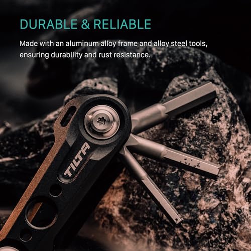 Tilta Multi-Functional Mini Tool Kit | Features Allen Keys and Screw Drivers | Compact & Lightweight | Compatible with Most Cages & Camera Systems (Spruce Green) TA-MMT-SG - color: Spruce Green
