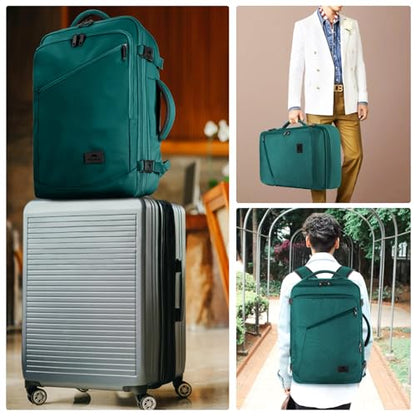 MATEIN Travel Backpack Large, Water Resistant Carry on Backpack for Travelling, Airline Approved Large Capacity Back Pack, Expandable Lightweight Overnight Daypack, Travel Gift, Peacock Blue - color: Peacock Blue, size: XX-Large