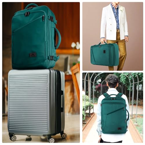 MATEIN Travel Backpack Large, Water Resistant Carry on Backpack for Travelling, Airline Approved Large Capacity Back Pack, Expandable Lightweight Overnight Daypack, Travel Gift, Peacock Blue - color: Peacock Blue, size: XX-Large