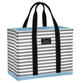 SCOUT Original Deano Tote - Durable Lightweight Open Top Beach, Pool & Lake Bag, Inside Zip Pocket, Folds Flat - color: Oxford News