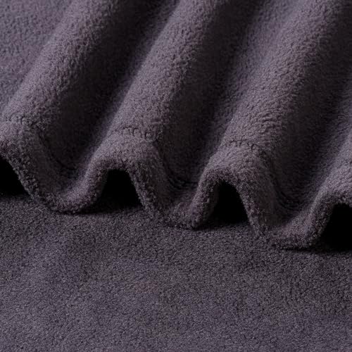 Berkshire Blanket Microfleece Twin Size Bed Blanket Black,Lightweight Soft Breathable Plush Micro Fleece Blanket for Bed Couch Sofa,60x92 Inches - color: Black, size: Twin/Twin XL