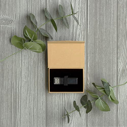 Neil Enterprises Inc. Brown Natural Kraft Paper Flash Drive Box