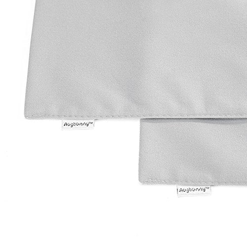 100% Cotton Canvas Travel Laundry Bag, 2-Pack (Large, Light Grey) - color: Light Grey, size: Large
