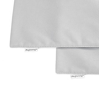 100% Cotton Canvas Travel Laundry Bag, 2-Pack (Large, Light Grey) - color: Light Grey, size: Large