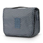 Mossio Hanging Toiletry Bag - Large Cosmetic Makeup Travel Organizer for Men & Women with Sturdy Hook - color: Navy Star