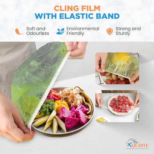 Pop Up Mesh Food Covers - Collapsible Pop Up Food Cover Set for Camping, Picnic and Outdoors - Complete with Plastic Food Cover Wraps