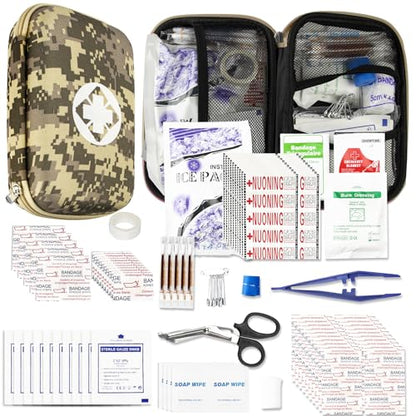 276Pcs Business First Aid Emergency Industrial First Aid Kits Basic Refill Supplies for Workplace Business Camouflage - style: 276Pcs-Camouflage