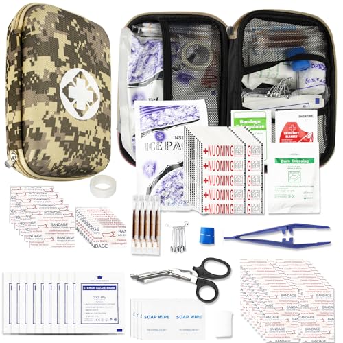 276Pcs Business First Aid Emergency Industrial First Aid Kits Basic Refill Supplies for Workplace Business Camouflage - style: 276Pcs-Camouflage