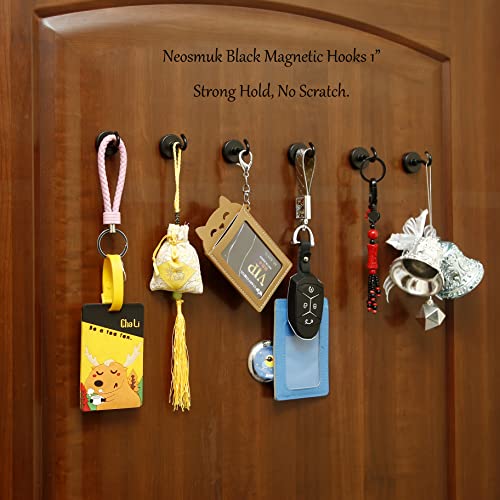 Neosmuk Magnetic Hooks, Cruise Ship Essentials, 26#,Black - color: Black, size: 80lb