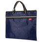 PATIKIL Waterproof Zipper File Bag, Documents Books Tools Storage Zip Pouch for Office Travel, Navy Blue - color: Navy Blue