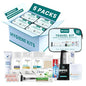 20 Piece Hygiene Kit Bulk, Travel Size Toiletries Set, Care Package Supplies, Mini Deodorant Shampoo Body Wash Toothbrush Toothpaste Razor Kit, TSA Approved, Clear Bag - size: 5 Pack