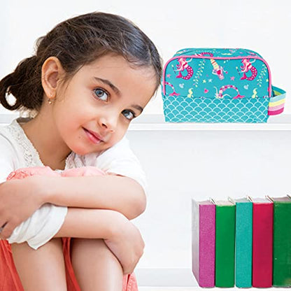 Stephen Joseph, Kids Toiletry Bag, Boys and Girls Toiletry Kit, Travel Bag - color: Mermaid