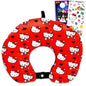 SANRIO Hello Kitty Travel Neck Pillow for Kids - Bundle with 13" Hello Kitty Neck Pillow Plus More | Hello Kitty Travel Accessories Set