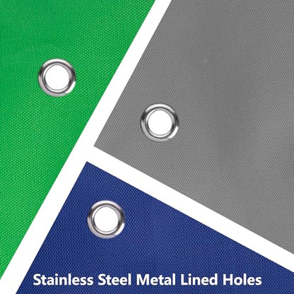 Alpurple Swing Set Replacement Tarp- 52" x 90" Kids Playground Roof Canopy, Replacement Sunshade Waterproof Trap Cover for Children Outdoor Sunproof (Green Blue Gray) - color: Green Blue Gray