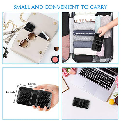 Teamkio Manicure Pedicure Set Nail Clippers Travel Hygiene Kit Stainless Steel Nail Cutter Care Set Scissor Tweezer Knife Ear Pick Utility Tools Grooming Kits with Leather Case 18 in 1 pcs (Black) - color: Black