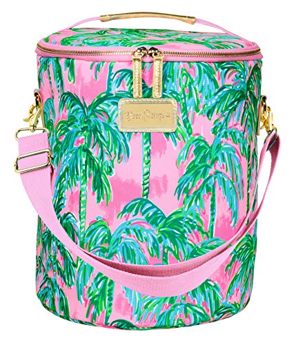 Lilly Pulitzer Insulated Soft Beach Cooler with Adjustable/Removable Strap and Double Zipper Close