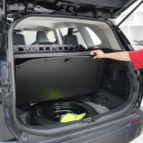 HIGH FLYING for Toyota RAV4 2026 2027 Interior Storage Molle Panel Cargo Shelf Trunk Organizer Luggage Carrier Rack Modular System Aluminum (Middle Shelf) - size: 2026 2027 Middle Shelf