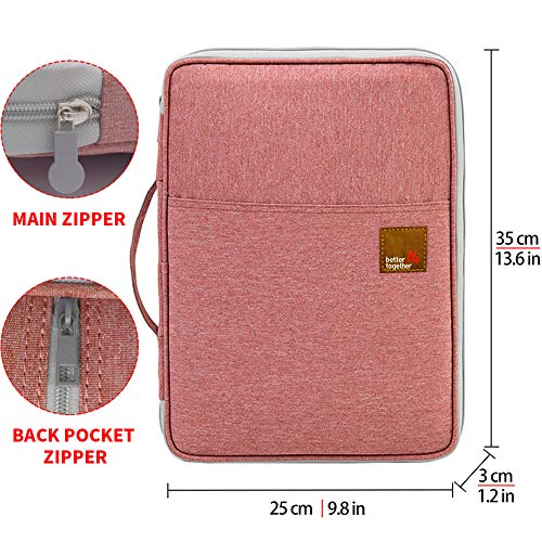 mygreen Universal Travel Gear Organizer/Electronics Accessories Bag/Document File Bag - color: Salmon Pink