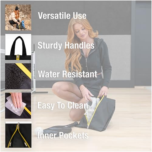 2 Pack Water Resistant Travel Shoe Bags with 2 Inner Pockets - Shoe Carrier Storage Cube Pouch with Zipper & Handle - Portable Shoe Bag for Gym, Traveling, Dance, Cross Country- Black & Grey - style: Black & Grey - 2 Pack