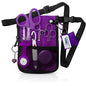ASA TECHMED Nurse Utility Belt – Complete Medical Belt Utility Kit, Pro Pack Pocket Organizer Pouch Hip Bag for EMT, CNA, NP, PA, Student, Purple - color: Purple