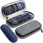 AUVON Insulin Pen Cooler Travel Case with 2 * 90g TSA Approved Ice Packs, Diabetic Medication Insulated Cooling Bag for Insulin Pens and Diabetic Supplies Storage, Compact for Daily Life and Trips - color: Gray