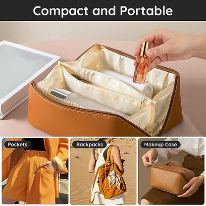 Segbeauty Portable Mini Perfume Atomizer Bottle, 5pcs Empty Refillable Cologne Spray Bottles, 10ML Small Travel Glass Perfume Bottle Fine Mist Sprayer Scent Pump Case for Cologne Fragrance - color: Orange, style: Mini Bottles