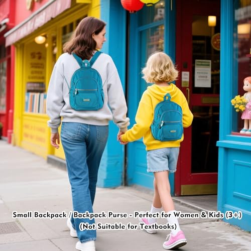 AOTIAN Mini Nylon Women Backpacks Casual Lightweight Small Daypack for Girls - color: Mini Wake Blue
